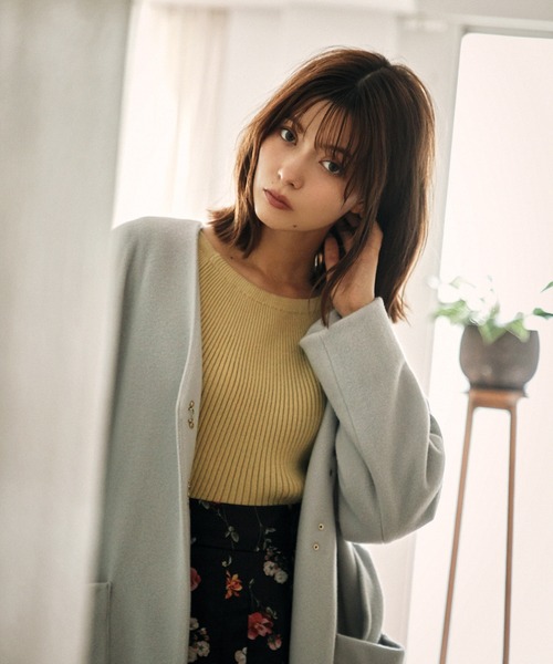 「JILL by JILL STUART」 長袖ニット FREE ブラウン レディース_画像6