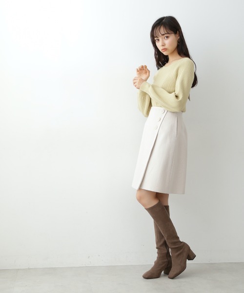 「JILL by JILL STUART」 長袖ニット FREE ブラウン レディース_画像8