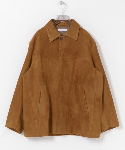 コート ジャケット GOAT SUEDE MAC COAT メンズの画像