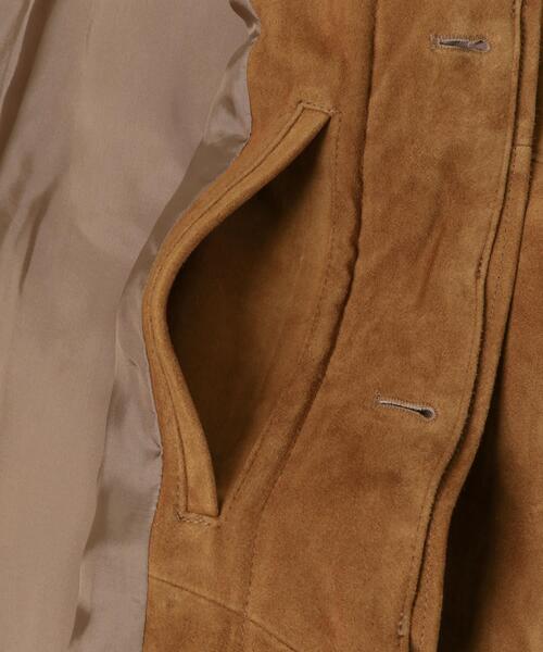 コート ジャケット GOAT SUEDE MAC COAT メンズの画像