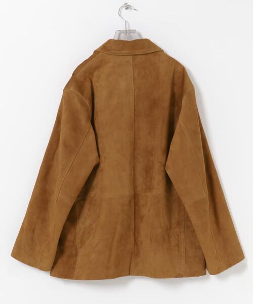 コート ジャケット GOAT SUEDE MAC COAT メンズの画像