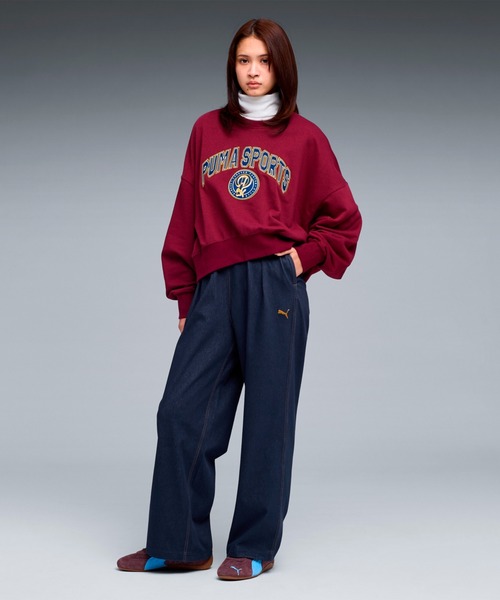 PUMA（プーマ） パンツ ウィメンズ ESS エレベーテッド デニムライク