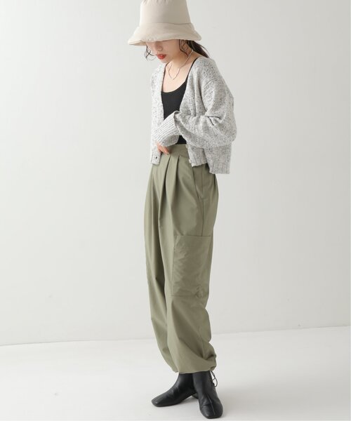 「RAY CASSIN」 ニットカーディガン FREE グレー レディース_画像4