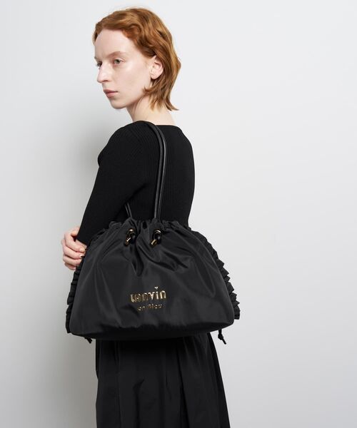 LANVIN en Bleu トートバッグ サイドフリルドロストトートバッグ小