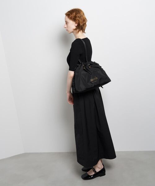 LANVIN en Bleu トートバッグ サイドフリルドロストトートバッグ小