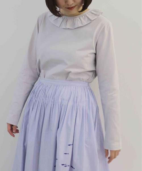 「haupia」 フレアスカート MEDIUM ホワイト レディース_画像3