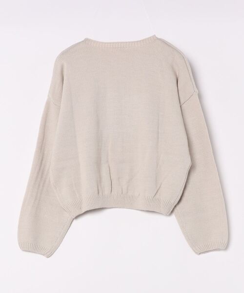 「flower」 長袖ニット FREE ピンク レディース_画像2