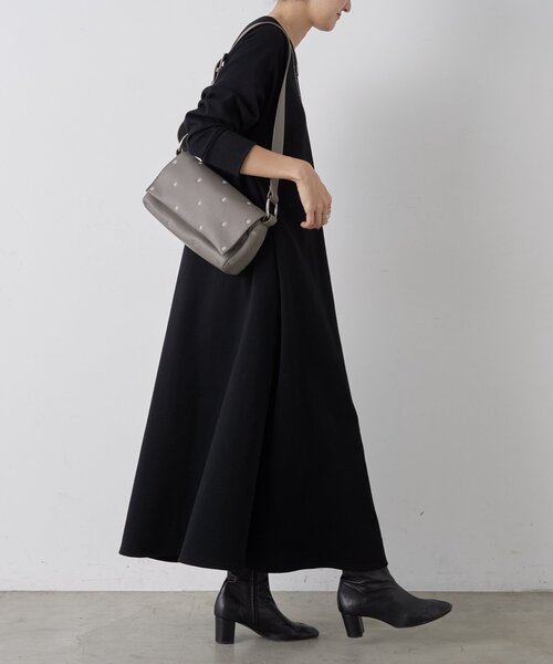「BEARDSLEY」 長袖ワンピース 1 ブラック レディース_画像6