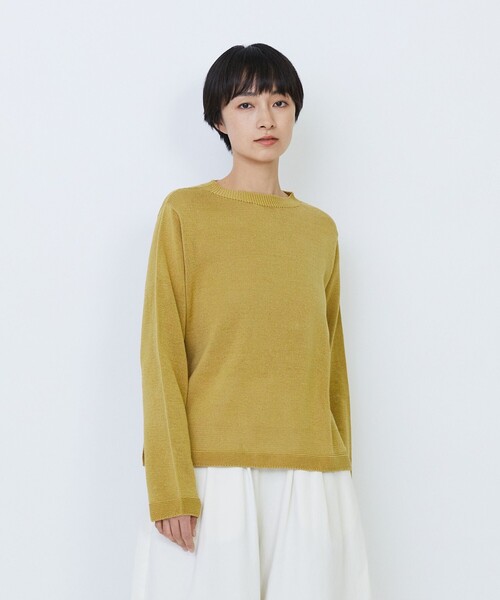 LOISIR ニット セーター クルーネックプルオーバー レディース