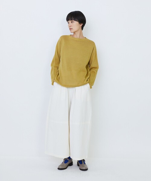 LOISIR ニット セーター クルーネックプルオーバー レディース