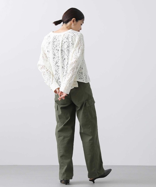 「Gready Brilliant」 長袖ブラウス 38 ブラック レディース_画像4