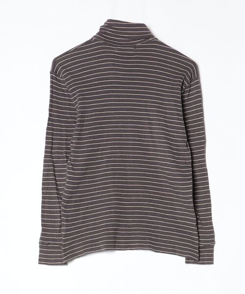 「SUNSPEL」 ボーダー柄長袖Tシャツ M グレー メンズ_画像2