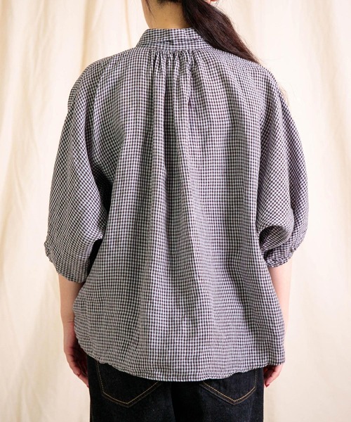 Brocante リネンシャツ ブラウス シャツ 夏 「Brocante / ブロカント