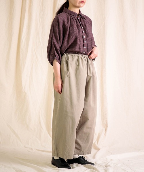 Brocante リネンシャツ ブラウス シャツ 夏 「Brocante / ブロカント 