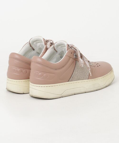 「JIMMY CHOO」 ローカットスニーカー 37 ピンク レディースの画像