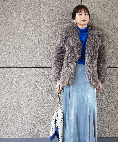 「Rie Miller」 ジャケット 38 オフホワイト レディース_画像6