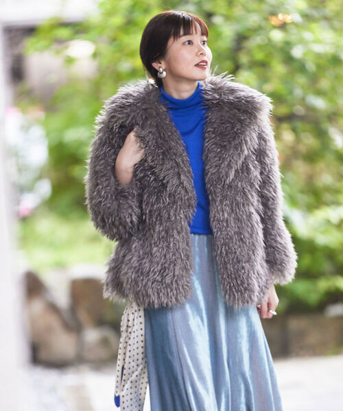 「Rie Miller」 ジャケット 38 オフホワイト レディース_画像7