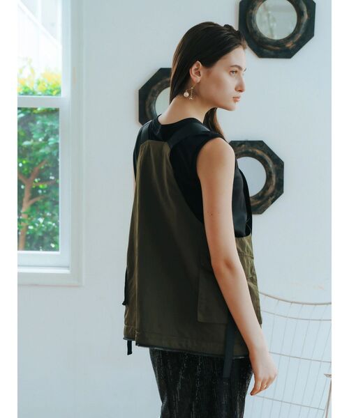 「Editt by YECCA VECCA」 ベスト FREE ブラック レディース_画像8