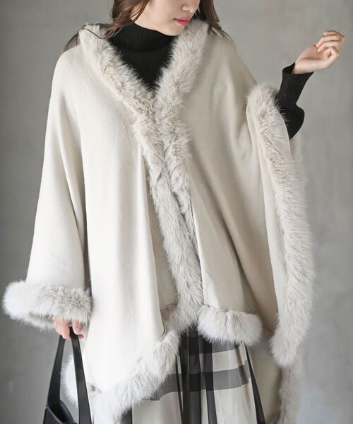 「rps」 ポンチョ フリー ベージュ系その他 レディース_画像6