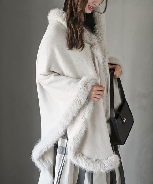 「rps」 ポンチョ フリー ベージュ系その他 レディース_画像9