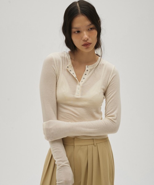 TODAYFUL tシャツ Henleyneck Soft Tops レディース : ZOZOTOWN Yahoo