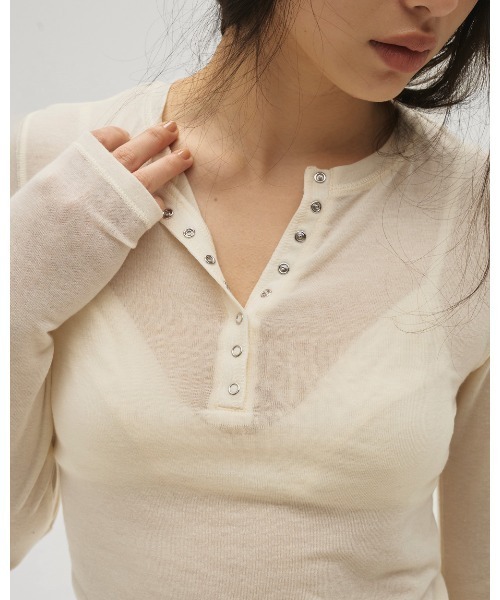 TODAYFUL tシャツ Henleyneck Soft Tops レディース : ZOZOTOWN Yahoo
