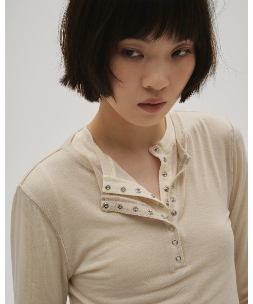 TODAYFUL tシャツ Henleyneck Soft Tops レディース : ZOZOTOWN Yahoo
