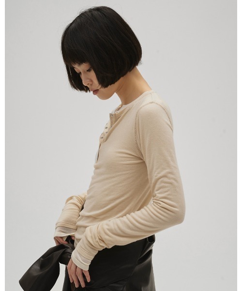 TODAYFUL tシャツ Henleyneck Soft Tops レディース : ZOZOTOWN Yahoo