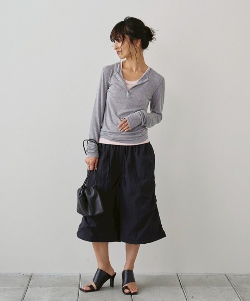 TODAYFUL tシャツ Henleyneck Soft Tops レディース : ZOZOTOWN Yahoo