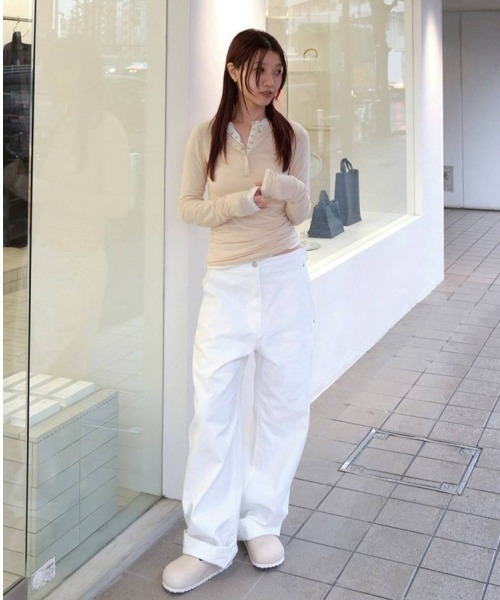 TODAYFUL tシャツ Henleyneck Soft Tops レディース : ZOZOTOWN Yahoo