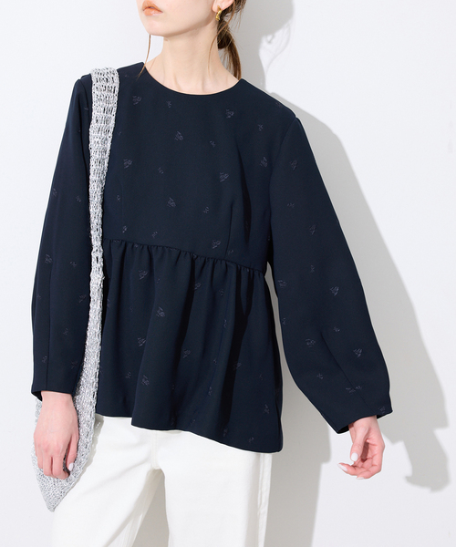 SLOBE IENA（スローブイエナ） パンツ フラワー刺繍セットアップ
