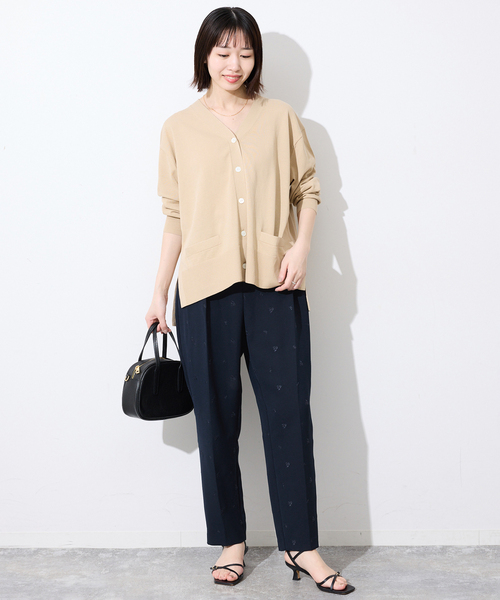 SLOBE IENA（スローブイエナ） パンツ フラワー刺繍セットアップ