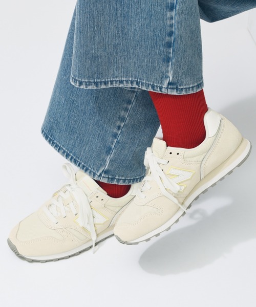 New Balance（ニューバランス） ローカットスニーカー 23.5cm クリーム