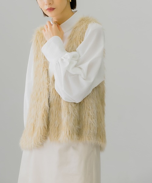 「KBF」 長袖チュニック ONE チャコールグレー レディース_画像3