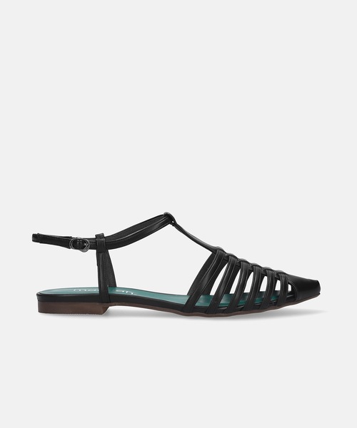 「MAMIAN」 フラットサンダル 23.0cm ブラック レディース_画像8