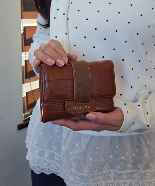 【美品】ANTEPRIMA 二つ折り財布　クロコ調 アンテプリマ(ANTEPRIMA)|二つ折り財布|【ハードオフ公式通販】オフ