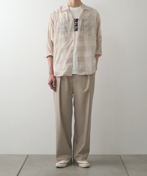 スラックス 「STUDIOUS」Non-Mulesed W Slacks メンズ
