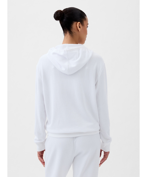 「GAP」 プルオーバーパーカー L ホワイト レディース_画像2