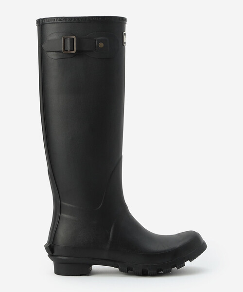 [美品]Barbour 長靴 ブラック Barbour（バブアー） 長靴 レインブーツ | サイドストラップ レイン