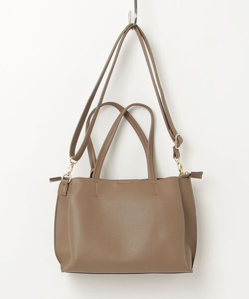 「SHOO・LA・RUE」 2WAYバッグ 00 サンドベージュ レディース_画像2