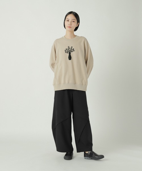 「ZUCCa」 スウェットカットソー M size ベージュ レディース