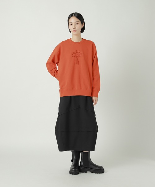 「ZUCCa」 スウェットカットソー M size ベージュ レディース