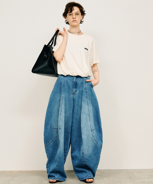 ジーンズ デニム デニムパンツ レディースの画像