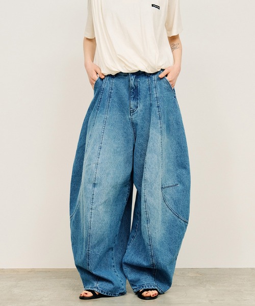 ジーンズ デニム デニムパンツ レディースの画像
