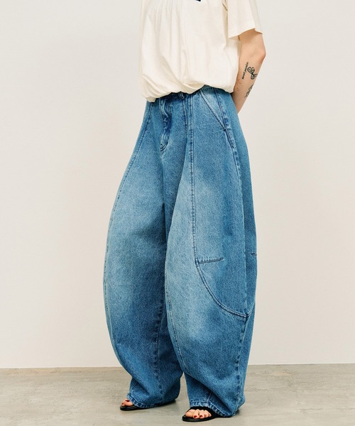 ジーンズ デニム デニムパンツ レディースの画像