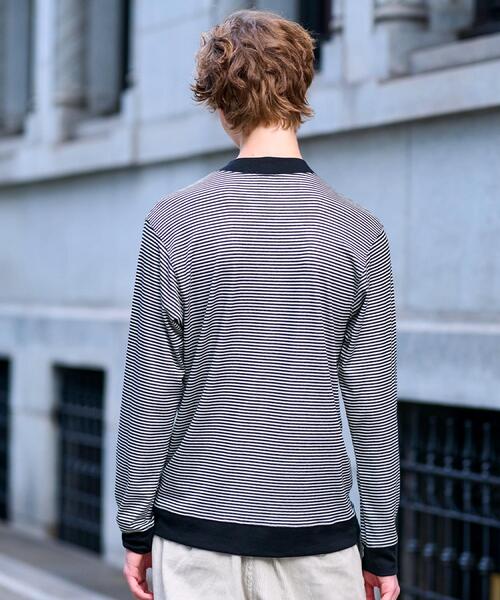 「DRESSTERIOR」 長袖Tシャツ 91 ブラック メンズ_画像7
