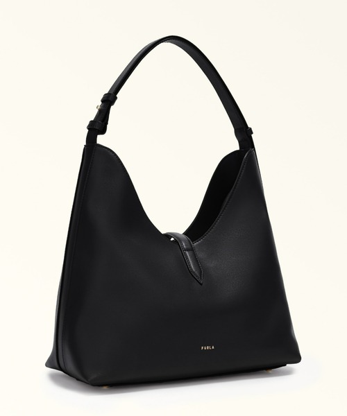 FURLA 黒 レザートートバッグ FURLA（フルラ） トートバッグ ONE SIZE ブラック レディース
