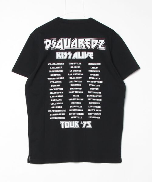 tシャツ KISS Cigarette Fit Black Pressato/0252 メンズ レディースの画像