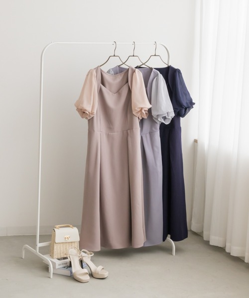 「CLETTE」 半袖ワンピース LL ピンク レディース_画像3