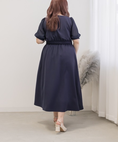 「CLETTE」 半袖ワンピース LL ピンク レディース_画像4